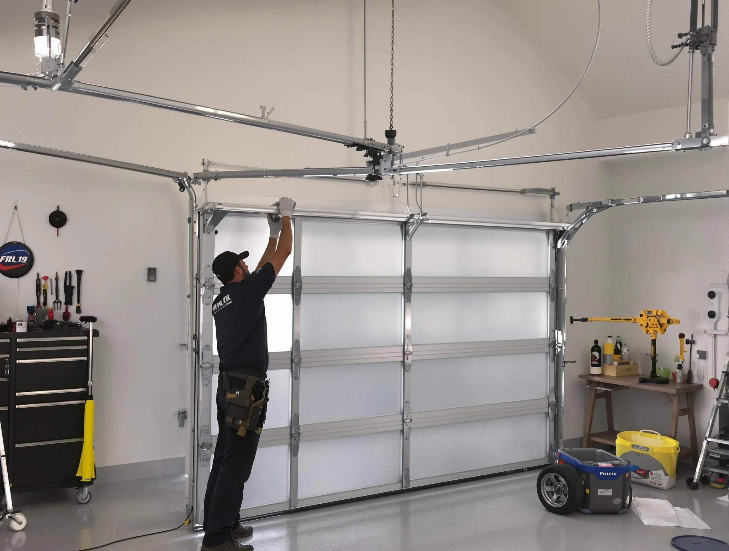 Stone Mountain Garage Door Repair certified team performing precision garage door installation in Stone Mountain