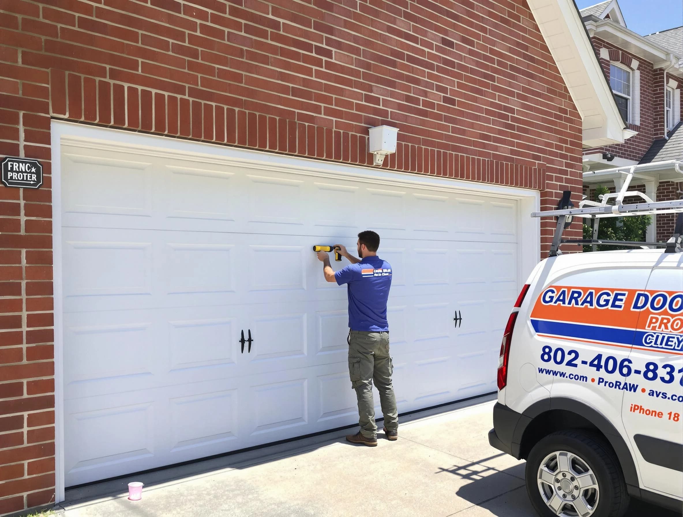 Local garage door repair service by Stone Mountain Garage Door Repair in Stone Mountain