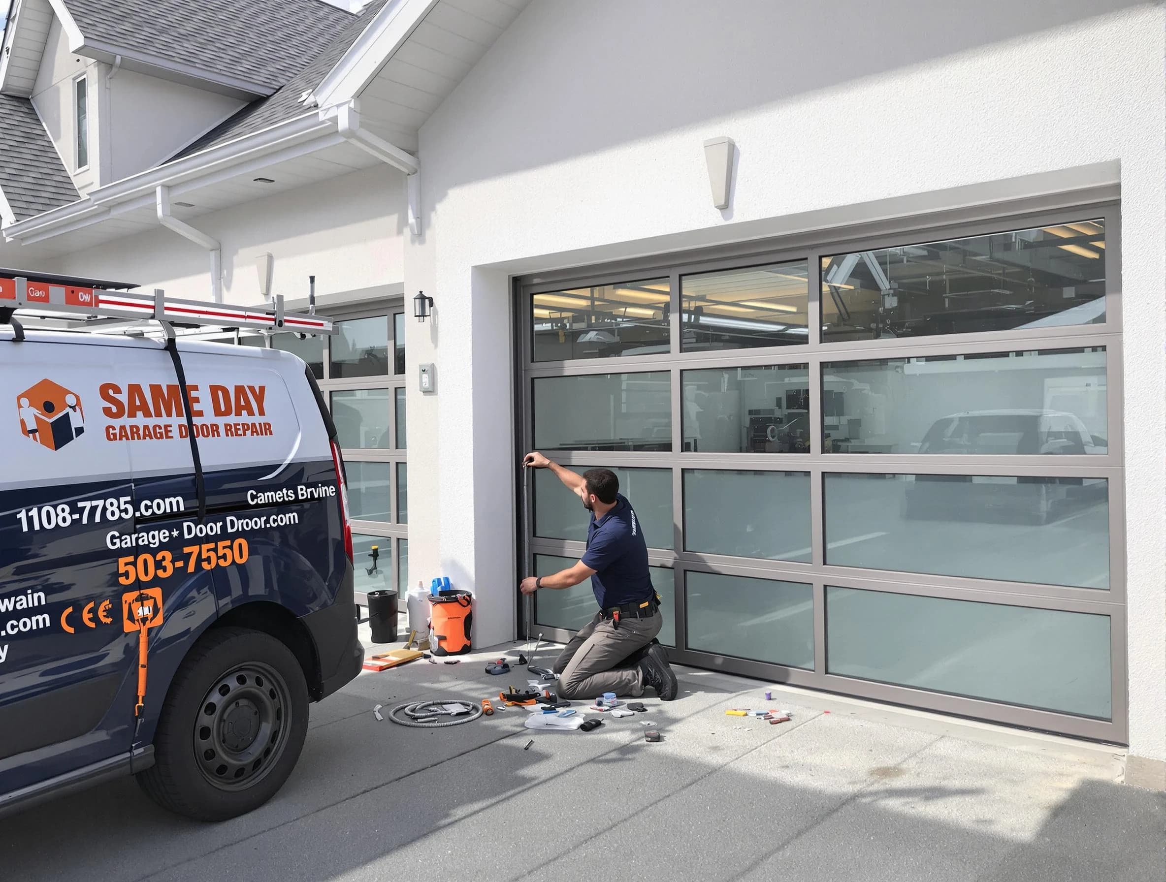 Same-day garage door repair service by Stone Mountain Garage Door Repair in Stone Mountain