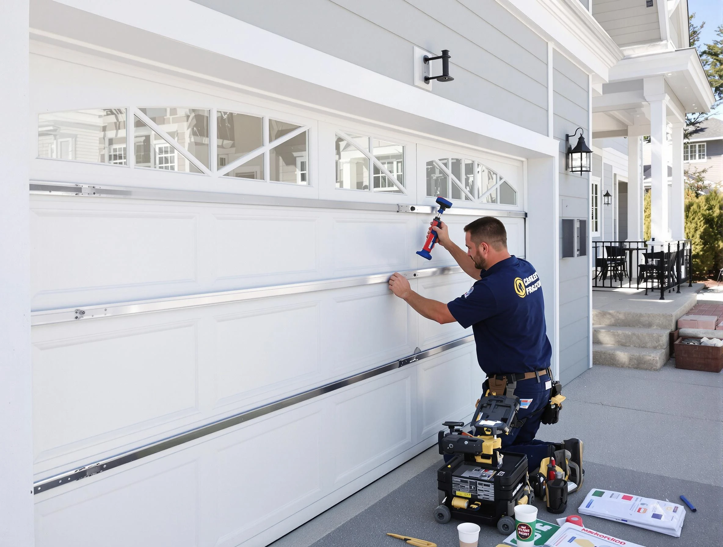 Professional garage door installation by Stone Mountain Garage Door Repair in Stone Mountain