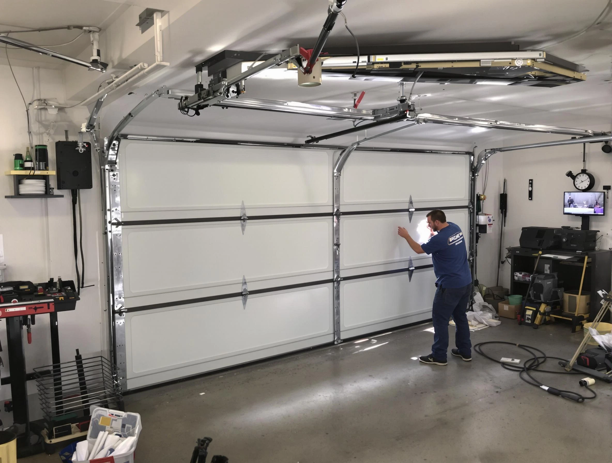 Professional garage door repair service by Stone Mountain Garage Door Repair in Stone Mountain