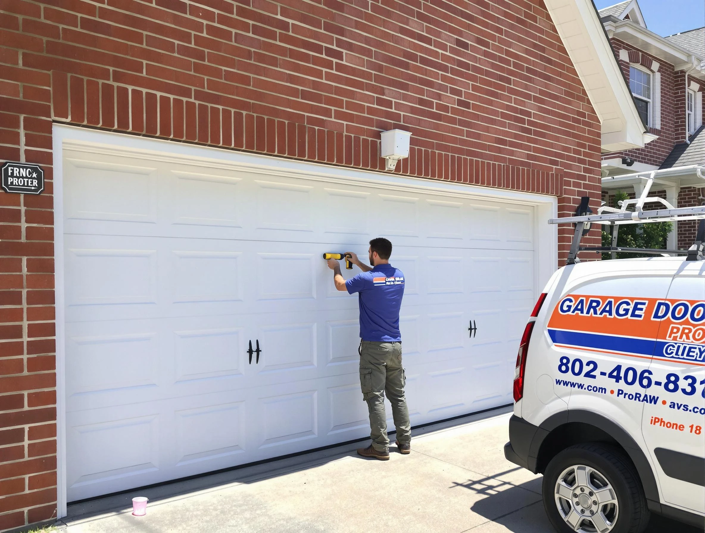 Local garage door repair service by Stone Mountain Garage Door Repair in Stone Mountain